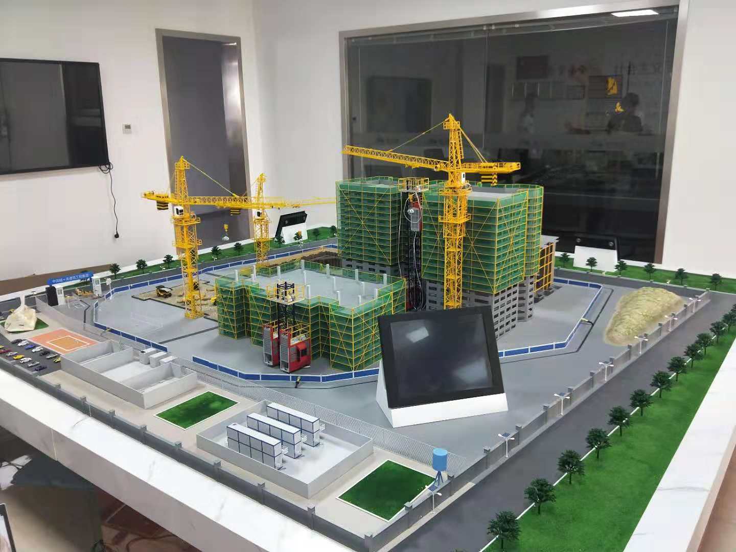 临武县建筑施工场景模型